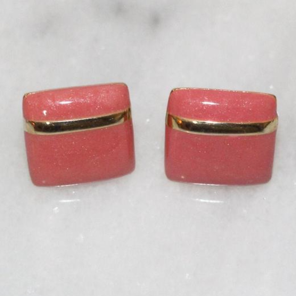 Pink Gold Earrings